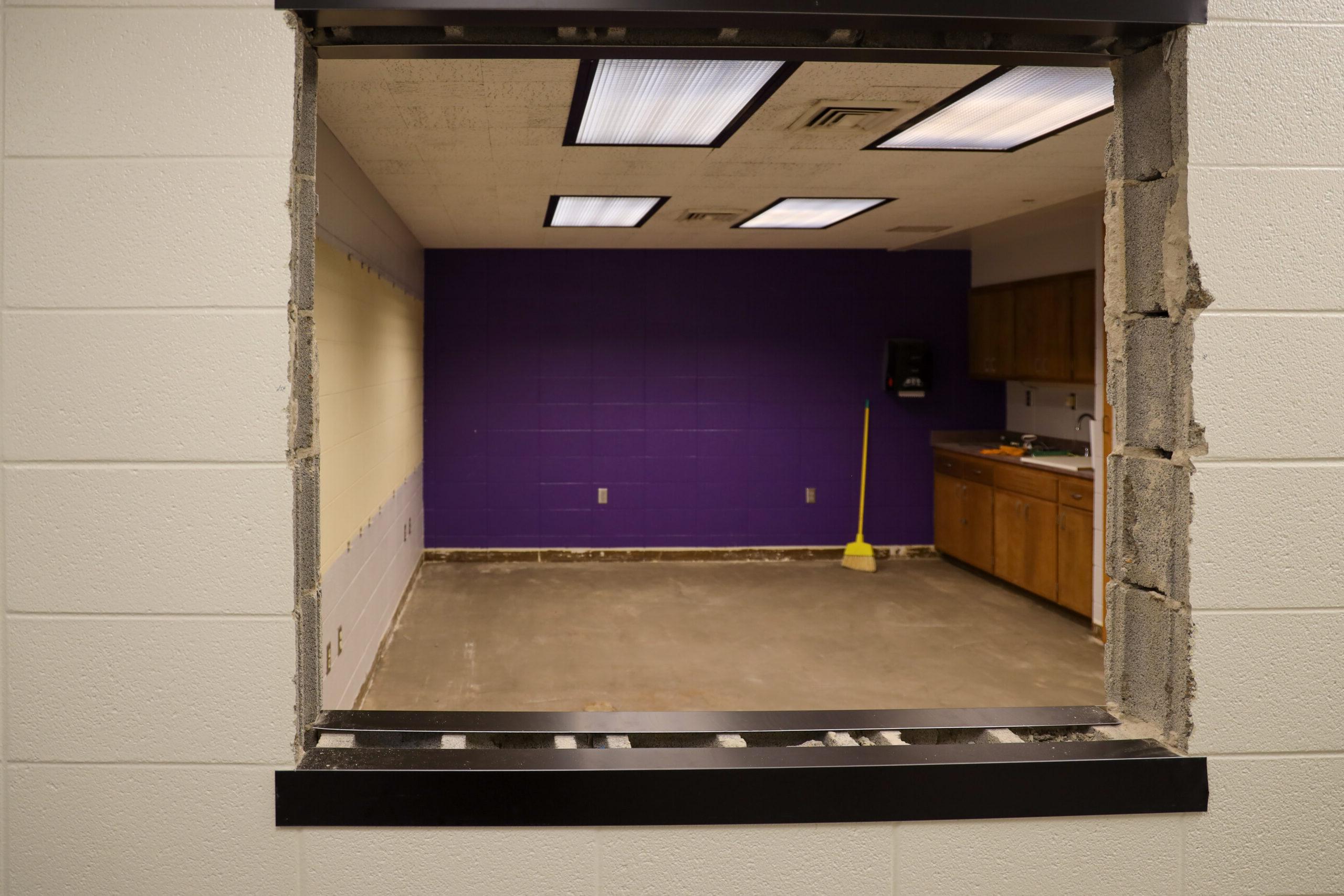 Looking into renovation of Criminal Justice classroom